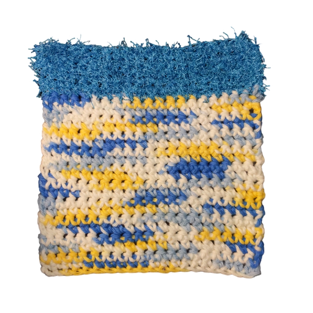 Handmade Kitchen Wash Cloth Scrub Cloth and Scrub Pad Set Of 3
